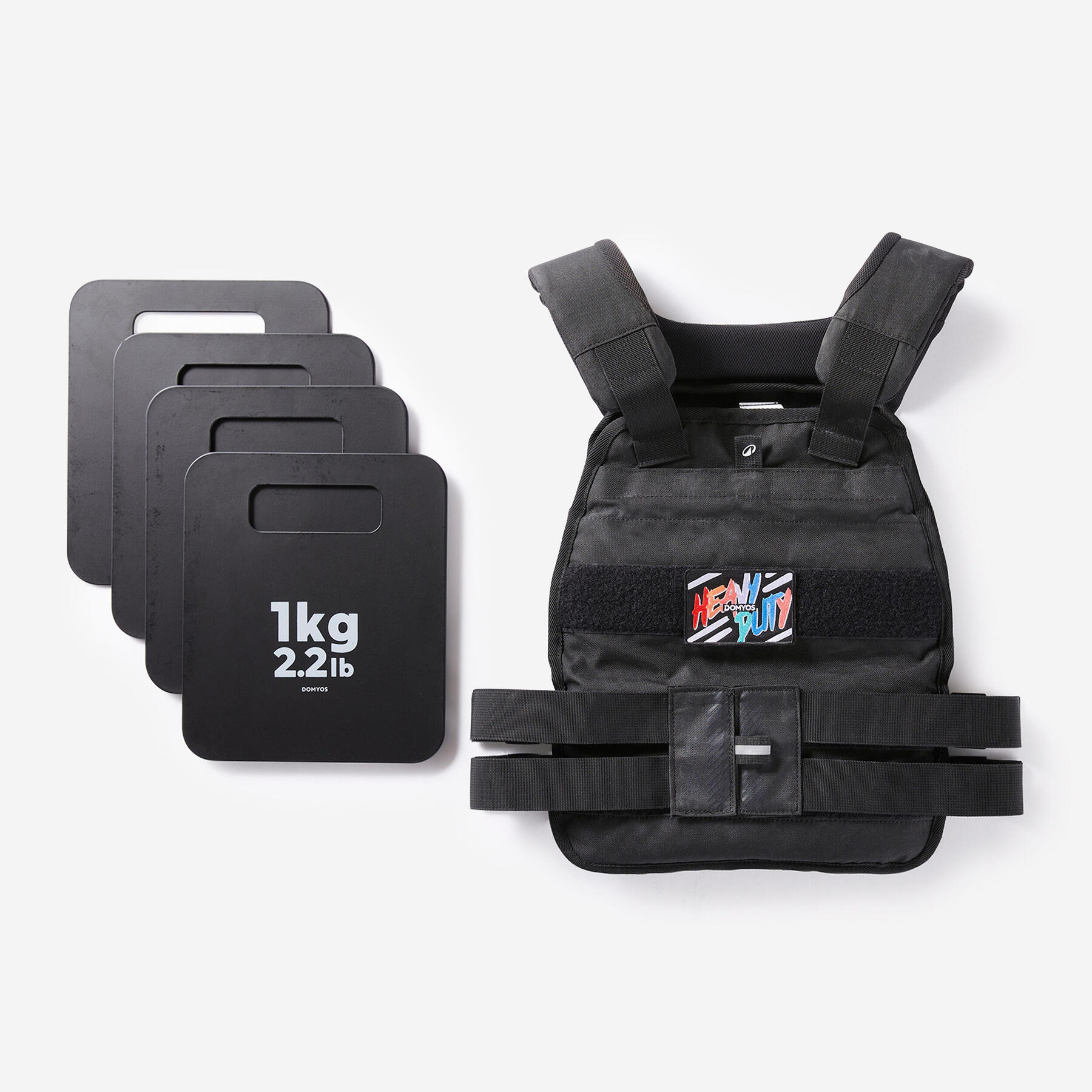 Adjustable weight training weighted vest